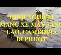 Thủ Tục Mang Xe Máy Sang Lào